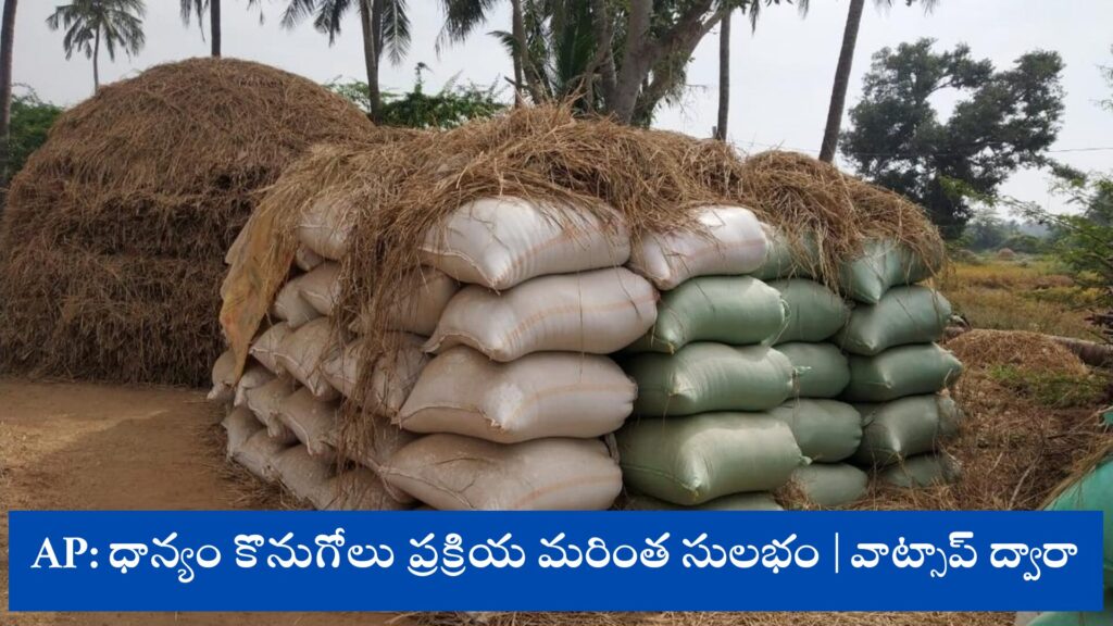 How to sell paddy online in Andhra Pradesh