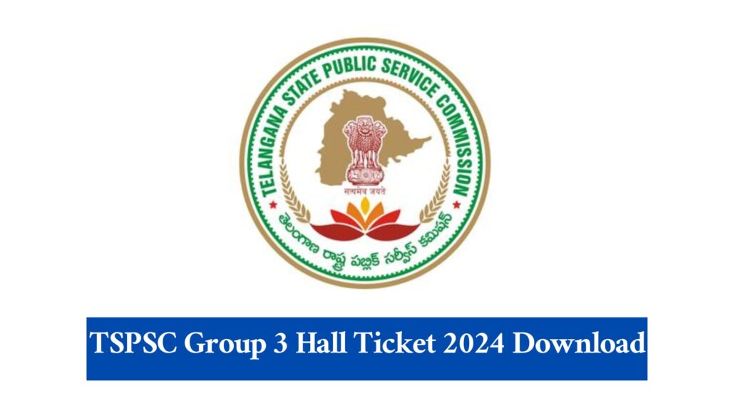 TSPSC Group 3 Hall Ticket 2024, Admit Card Download